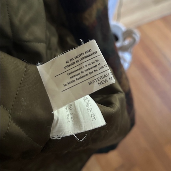 WOOLRICH VINTAGE Aztec Wool Leather JackeT Barn Saddle Chore Lined Navajo XXL - Picture 5 of 11